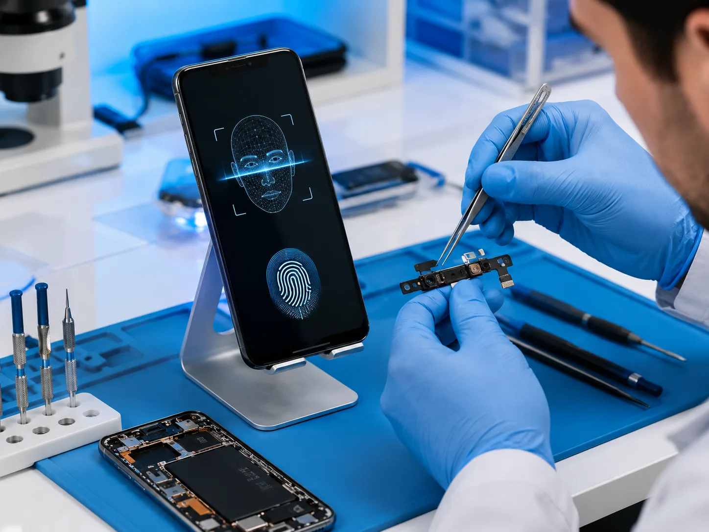 Face ID and fingerprint sensor repair in Lahore